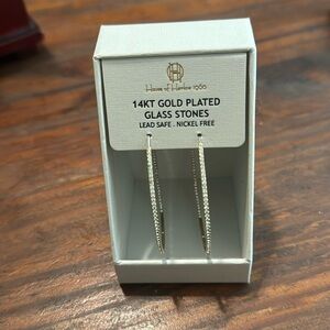 House of Harlow 1960 Gold Hoop Earrings! NEW